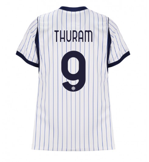 Inter Milan Marcus Thuram #9 Bortedrakt Dame 2026-27 Korte ermer Inter Milan Marcus Thuram #9 Bortedrakt Dame 2026-27 Korte ermer